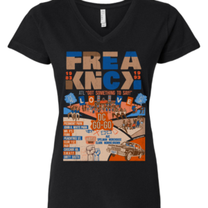 ATL8393 Ladies' V-Neck Fine Jersey T-Shirt